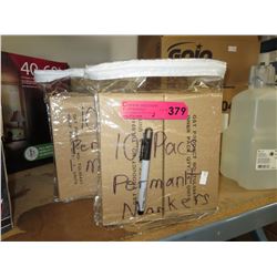 40 Packs of 5 permanent markers