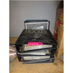 7 Binders of hockey cards