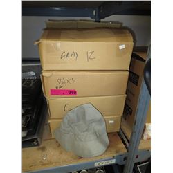 4 Cases of new bucket hats