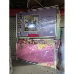 2 New crib bedding set