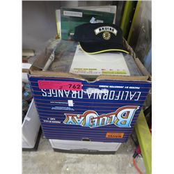 2 Boxes of sports magazines & other memorabilia