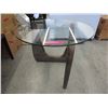 Image 1 : NEW - Round Glass Top Coffee Table