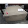 Image 1 : Upholstered Storage Ottoman - Floor Sample
