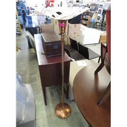 Vintage floor lamp with original shade