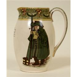 A Royal Doulton Night Watchman Jug, of ovoid form, 20 cm £70 - 90...