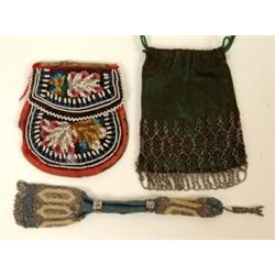 A Large Collection of Assorted Bags and Purses, including beadwork , woolwork and others (box) £2...