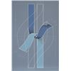 Image 1 : Lennart Nystrom, Grey (Two Ribbons), Serigraph