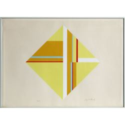 Ilya Bolotowsky, Yellow Diamond, Serigraph