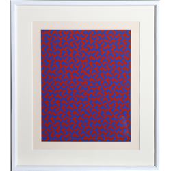 Anni Albers, Red and Blue, Lithograph