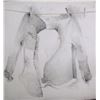 Image 1 : Bill Haendel, Shirt on the Line, Embossed Graphite Drawing