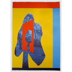 Menashe Kadishman, Tree in Tree (Primary), Serigraph