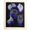 Image 1 : Benita Sanders, Blue Echoes, Etching