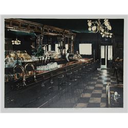 Harry McCormick, Harvey's Chelsea Restuarant, Serigraph