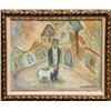 Image 1 : Simon Karczmar, Man and Goat, Oil Painting