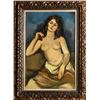 Image 1 : Jan De Ruth, Seated Nude, Oil Painting