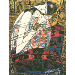 Ting Shao Kuang, Motherhood - United Nations, Lithograph