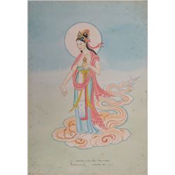 Sherab Palden Beru, Thangka Painting 4, Gouache Painting