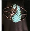 Image 3 : Carved Turquoise Ring, Cuff and Bolo Set