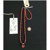 Image 1 : Red Spiney Oyster Necklace with Matching Bracelet