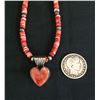 Image 2 : Red Spiney Oyster Necklace with Matching Bracelet