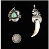 Image 1 : Pair of Navajo Sterling Pendants