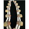 Image 4 : 2-strand Pueblo-style Necklace with Hand-carved Agate Cabochons