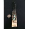 Image 3 : Hunting Knife With Navajo Embellished Handle