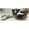 Image 2 : Lot of Misc. Old Buckets, Pan, Spittoon and Tools. (8 items total)