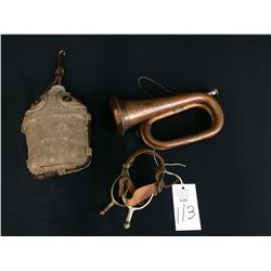 Calvary Spurs,  Canteen and Bugle (Circa Early 1900s)