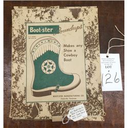 Vintage Kiddie “Boot-ster” With Original Box