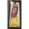 Image 2 : 2 Pieces Art Lot - Degrazia Print and an Original Oil