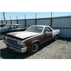 81 Chevrolet El Camino 2 Dr STD Standard Cab - T - DRIVE MC TP
