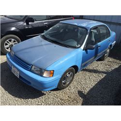 92 Toyota Tercel 4 Dr  Sedan - ST - DRIVE