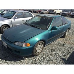 95 Honda Civic 2 Dr  Coupe - T - DRIVE
