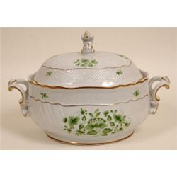 A Hungarian Tea and Dinner Service, of 18th century design, decorated floral sprays  See illustra...