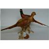 Image 1 : A Brace of Spode Pheasants, perched on logs (2) £100 150...