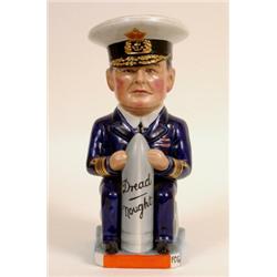 A Carruthers Gould Character Jug, Dreadnought, by Wilkinson (small hairline crack) 26.5 cm  See i...