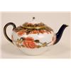 Image 1 : A Royal Crown Derby Miniature Tea pot and Cover, decorated in the Imari taste  See illustration £...