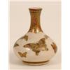 Image 1 : A Small Satsuma Vase, decorated butterflies, 6.5 (slight damage)  See illustration £20 40...