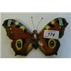 Image 1 : A Beswick Peacock Butterfly Plaque, 1489 (restored) £140 180...