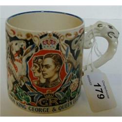 A King George VI Coronation Mug, designed by Dame Laura Knight £20 30...