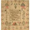 Image 1 : An Early 19th Century Sampler, by Elizabeth Mitchell "Work this in the 12 year of Her age at M. B...