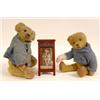 Image 1 : A Photograph of a Girl, dated 1918, holding two plush teddy bears, and the two bears illustrated...