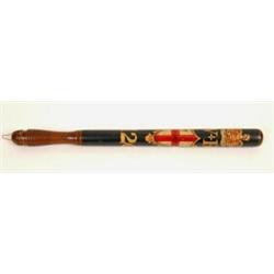 A Victorian Truncheon, decorated a crown above VR, with a shield below and 126, 44 cm  See illust...
