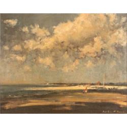 Hugh Boycott Brown, the Norfolk Coast, oil on board, signed, inscribed verso, 39 x 48.5 cm  See i...