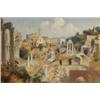 Image 1 : Brooke Farrar, Ford Romano an Italian ruin scene, oil on board, signed, dated, and inscribed, 15...
