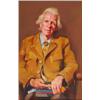 Image 1 : Robert O*** Lenkiewicz, The Headmaster, oil on canvas, inscribed verso, 85.5 x 54 cm  See back co...