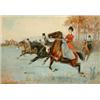 Image 2 : Arthur Hammond, the meet, and it's pair, watercolour, signed, 26 x 37.5 cm (2)  See illustration...