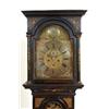 Image 2 : A Longcase Clock, the 31 cm arched square brass dial signed James Robinson London to a disc in th...