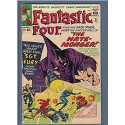 Fantastic Four #21(1963) S.A. Comic